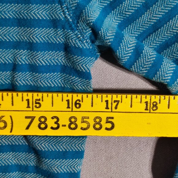 Tony Hawk skatboarder pullover hoodie boys size XL (14-16) blue stripes pattern - Picture 8 of 9